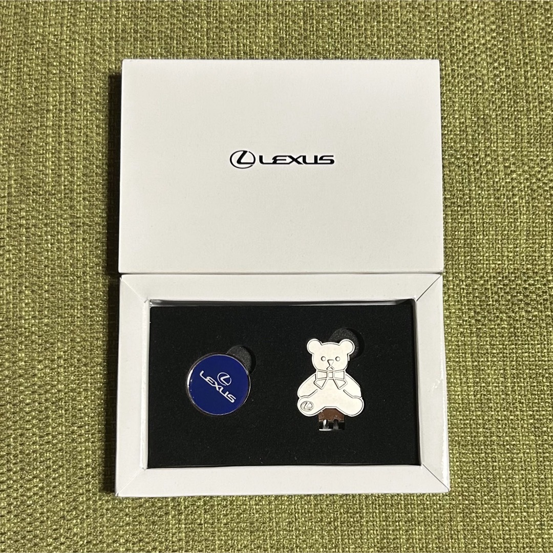 LEXUS - ○新品○ レクサス Lexus ゴルフマーカー テディベア 2 LEXUS - ○新品○ レクサス Lexus ゴルフマーカー テディベア 2