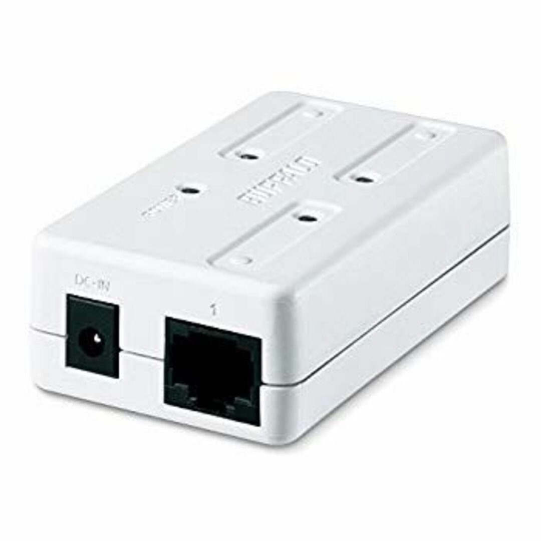 BUFFALO 10/100Mbps対応 プラスチック筺体 AC&USB電源 3ポート ホワイト スイッチングハブ LSW-TX-3EP/CUW wyw801m スマホ/家電/カメラのPC/タブレット(PC周辺機器)の商品写真