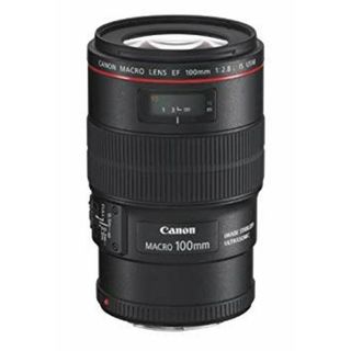 Canon 単焦点マクロレンズ EF100mm F2.8L マクロ IS USM フルサイズ対応 wyw801m(レンズ(単焦点))