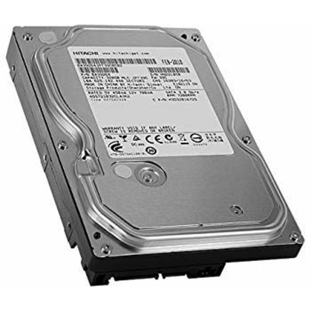 日立 HGST 3.5インチHDD(SerialATA)/容量:500GB/回転数:7200rpm/キャッシュ:16MB HDS721050CLA362 wyw801m スマホ/家電/カメラのPC/タブレット(PCパーツ)の商品写真