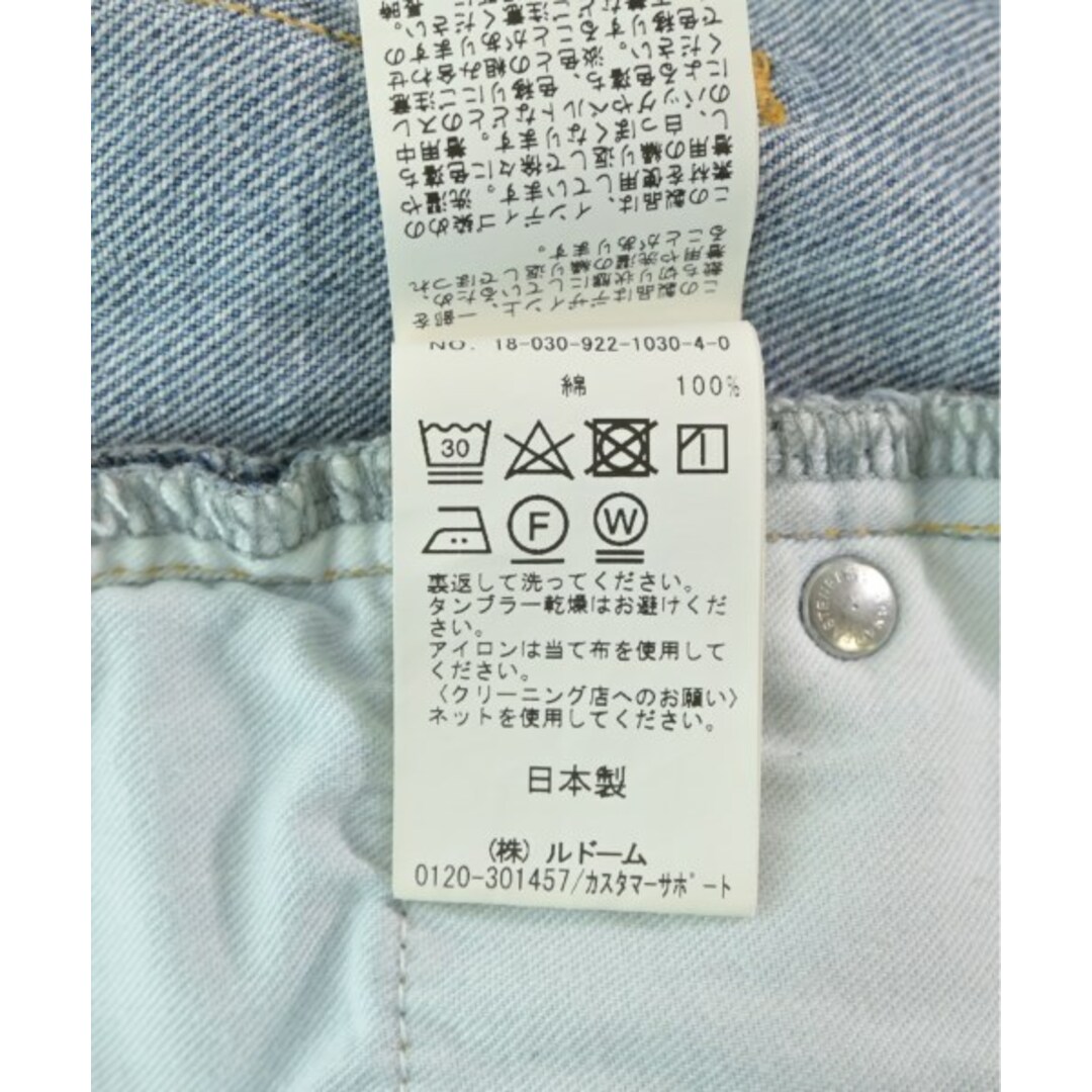 Plage - Plage プラージュ デニムパンツ 36(S位) 青(デニム Plage - Plage プラージュ デニムパンツ 36(S位) 青(デニム