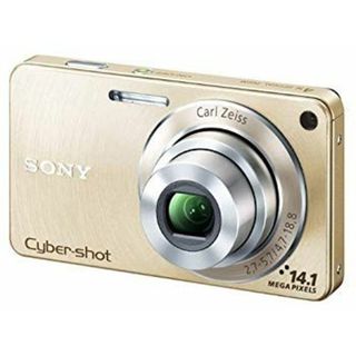 ソニー SONY デジタルカメラ Cybershot W350 ゴールド DSC-W350/N wyw801m(コンパクトデジタルカメラ)