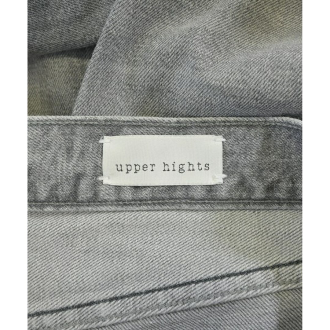 upper hights - upper hights デニムパンツ 23(XS位) グレー upper hights - upper hights デニムパンツ 23(XS位) グレー