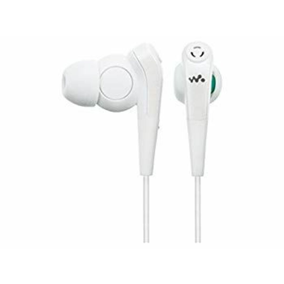 ソニー SONY イヤホン MDR-NWNC33 : ノイズキャンセリング機能搭載ウォークマン専用 カナル型 ホワイト MDR-NWNC33 W wyw801m スマホ/家電/カメラのオーディオ機器(ヘッドフォン/イヤフォン)の商品写真