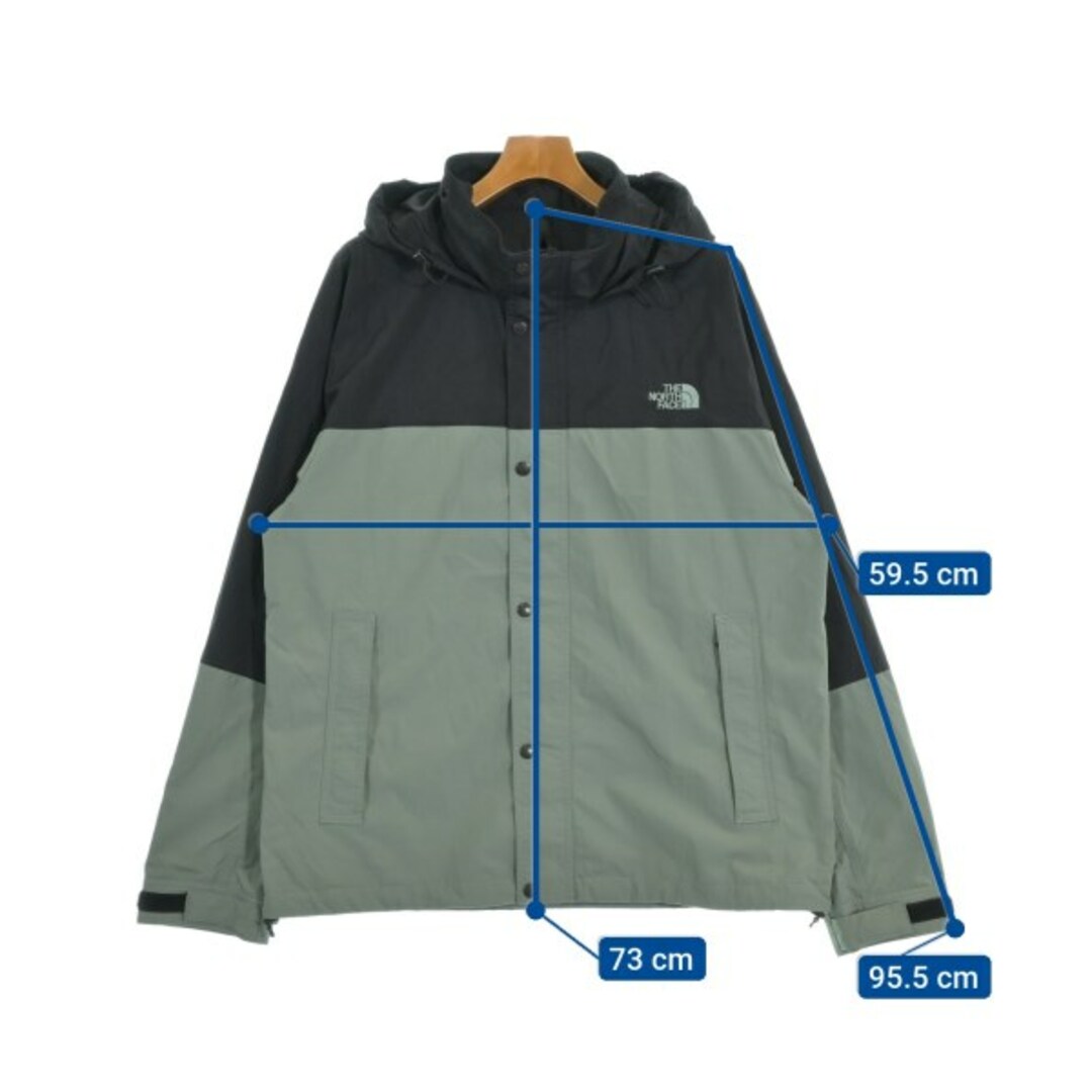 THE NORTH FACE ザノースフェイス マウンテンパーカー XL 緑x黒 THE NORTH FACE ザノースフェイス マウンテンパーカー XL 緑x黒