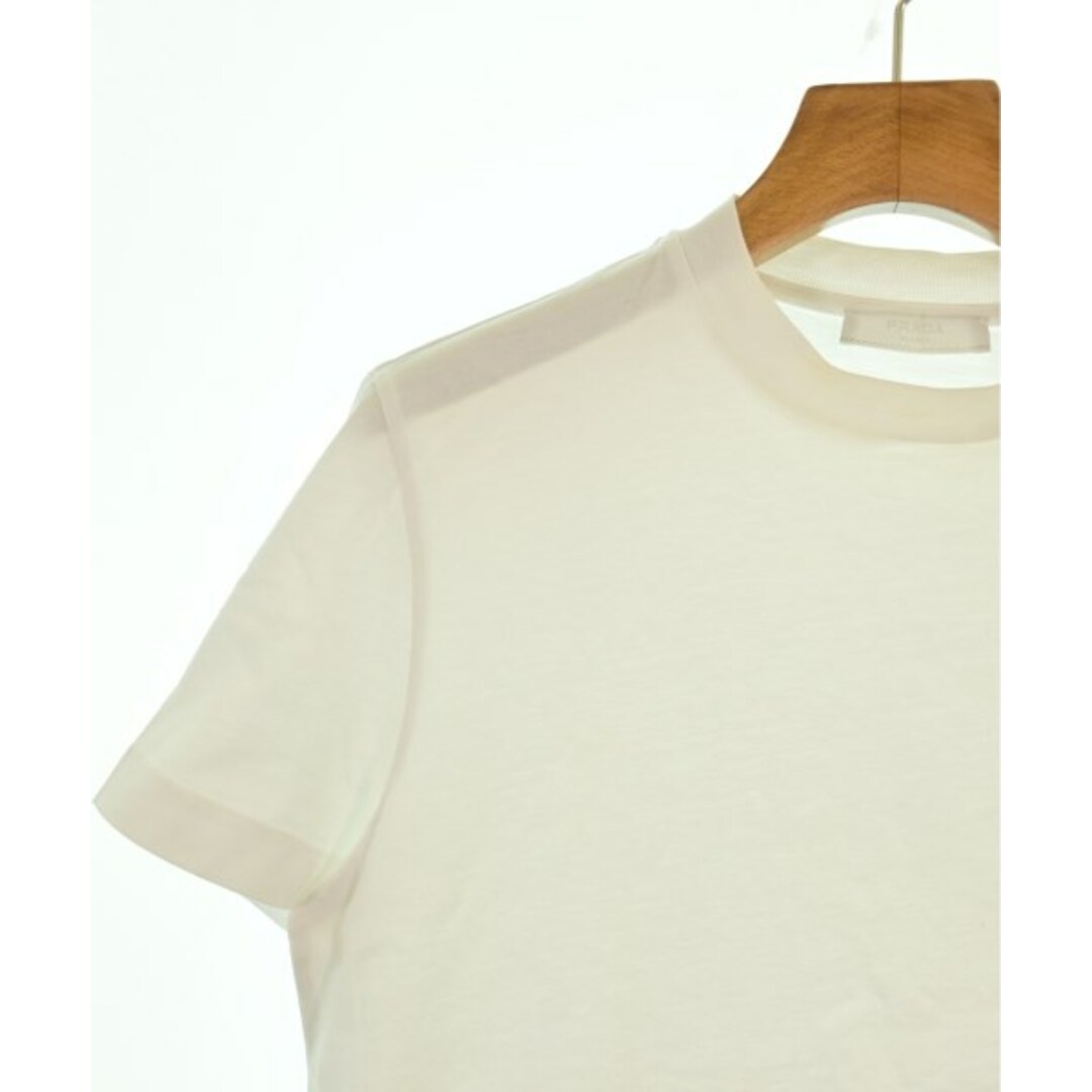 PRADA - PRADA プラダ Tシャツ・カットソー XS 白 【古着 PRADA - PRADA プラダ Tシャツ・カットソー XS 白 【古着