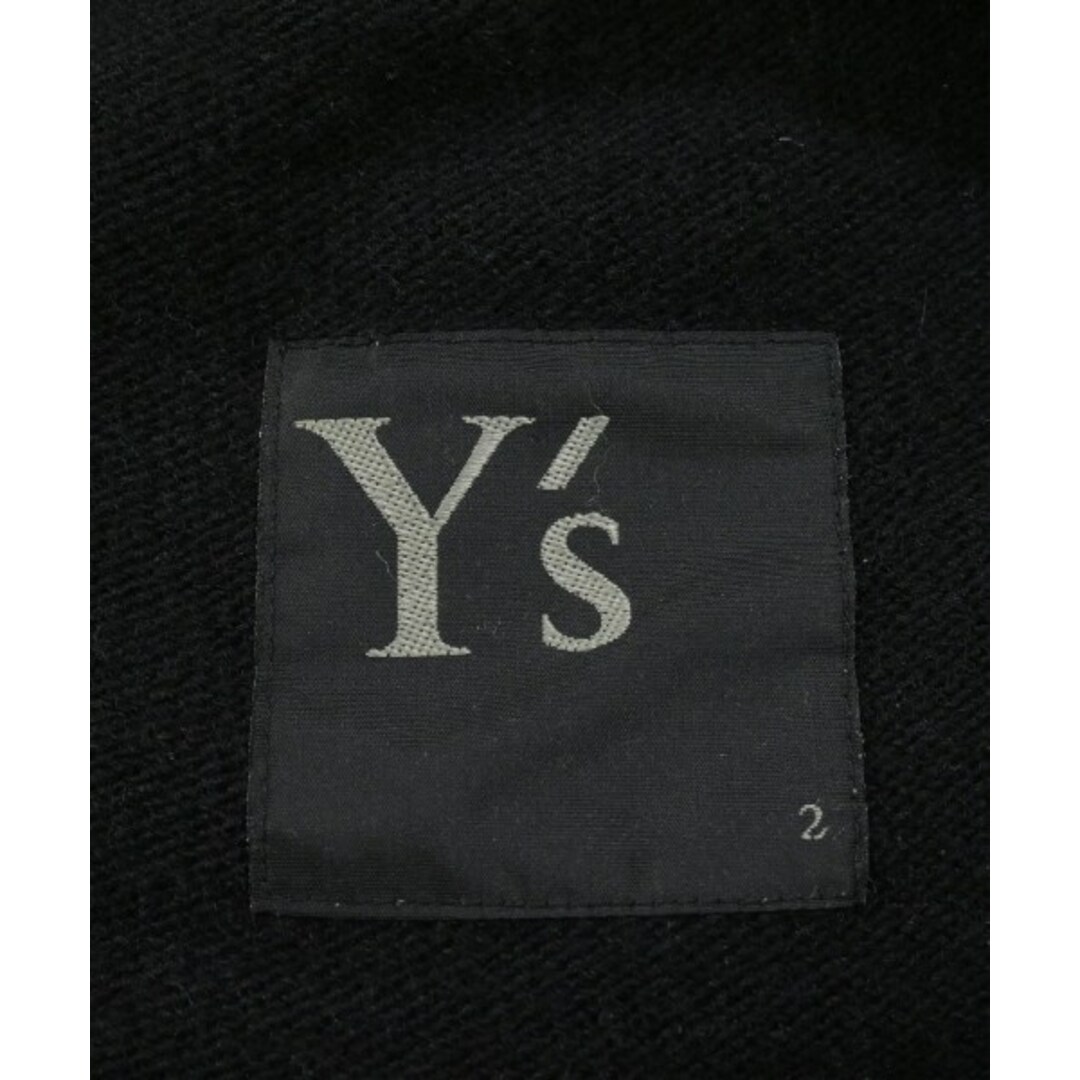 Y's - Y's ワイズ カーディガン 2(S位) 黒 【古着】【中古】の Y's - Y's ワイズ カーディガン 2(S位) 黒 【古着】【中古】の