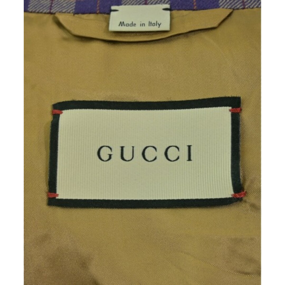 GUCCI - GUCCI ライダース 46(M位) 紫xベージュxオレンジ等 GUCCI - GUCCI ライダース 46(M位) 紫xベージュxオレンジ等