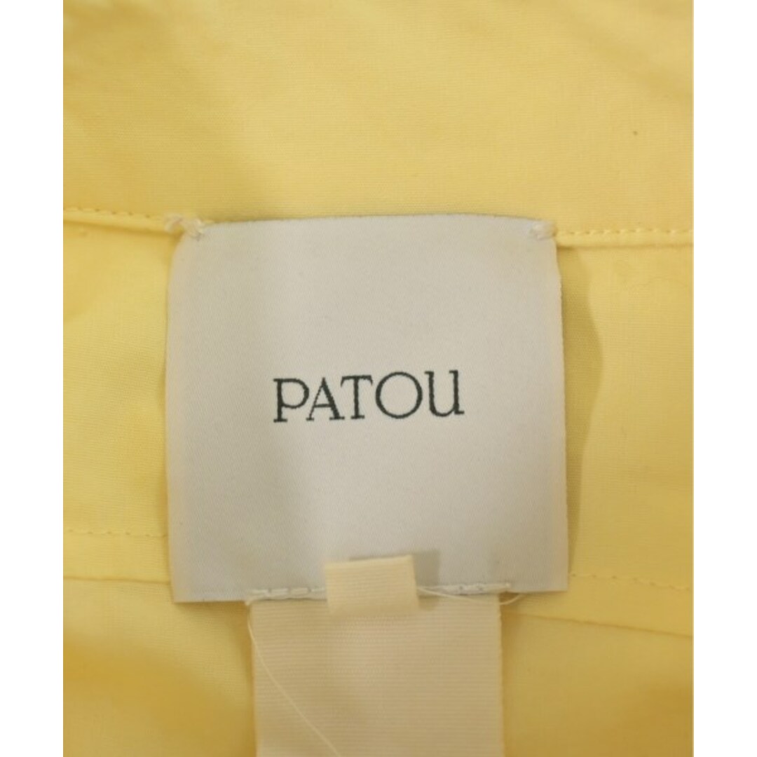 PATOU - PATOU パトゥ カジュアルシャツ 34(XXS位) 黄 【古着 PATOU - PATOU パトゥ カジュアルシャツ 34(XXS位) 黄 【古着