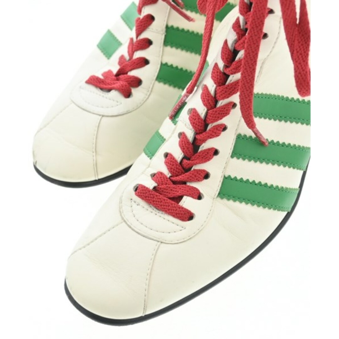 GUCCI - GUCCI グッチ ブーツ UK7(25.5cm位) 白x緑 【古着 GUCCI - GUCCI グッチ ブーツ UK7(25.5cm位) 白x緑 【古着