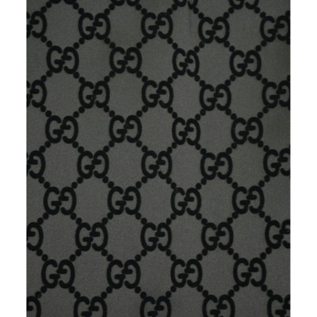 GUCCI - GUCCI グッチ ひざ丈スカート S 黒系(総柄) 【古着 GUCCI - GUCCI グッチ ひざ丈スカート S 黒系(総柄) 【古着