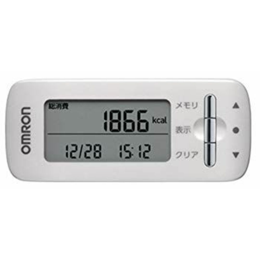 オムロン(OMRON) 活動量計 カロリスキャン ホワイト HJA-306-W wgteh8f スマホ/家電/カメラの美容/健康(その他)の商品写真