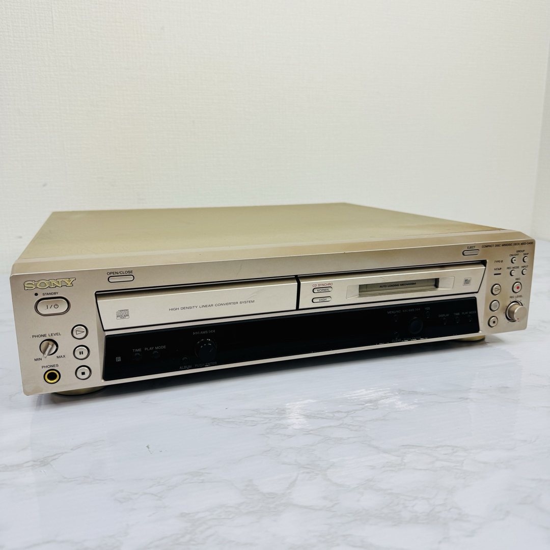 SONY - SONY ソニー MXD-D400 CD/MDデッキ 動作品の通販 by S&H SONY - SONY ソニー MXD-D400 CD/MDデッキ 動作品の通販 by S&H