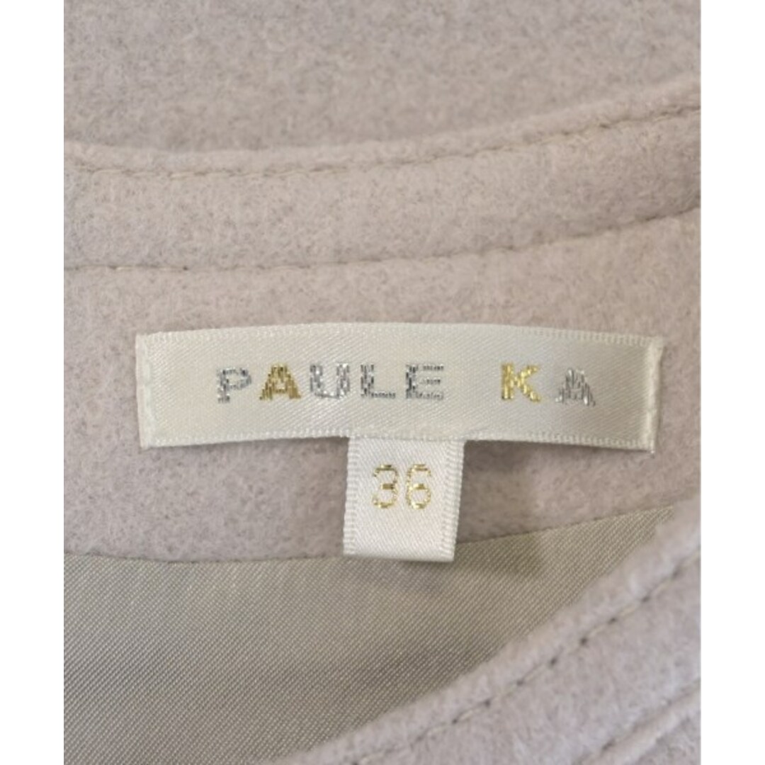 PAULE KA - PAULE KA ポールカ ワンピース 36(XS位) ベージュ PAULE KA - PAULE KA ポールカ ワンピース 36(XS位) ベージュ