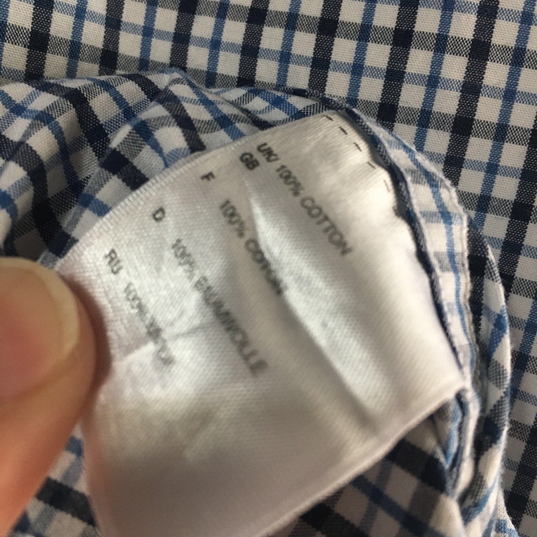 ART VINTAGE(アートヴィンテージ)の【希少】626Blue 長袖シャツ 2XL オーバーサイズ チェック メンズのトップス(シャツ)の商品写真