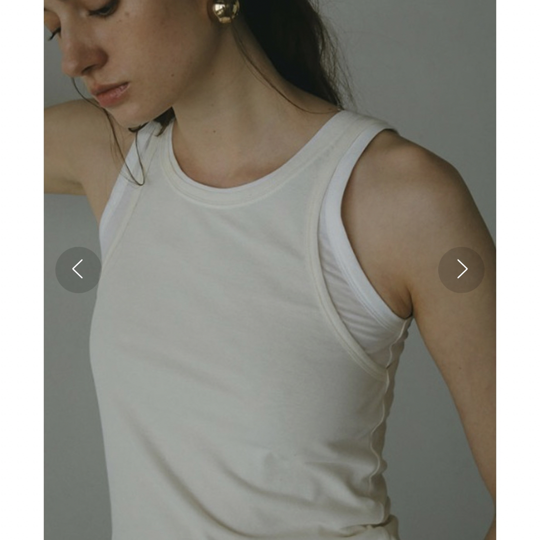 DEPENDRE カップインランダムテレコタンク(F WHITE): トップス