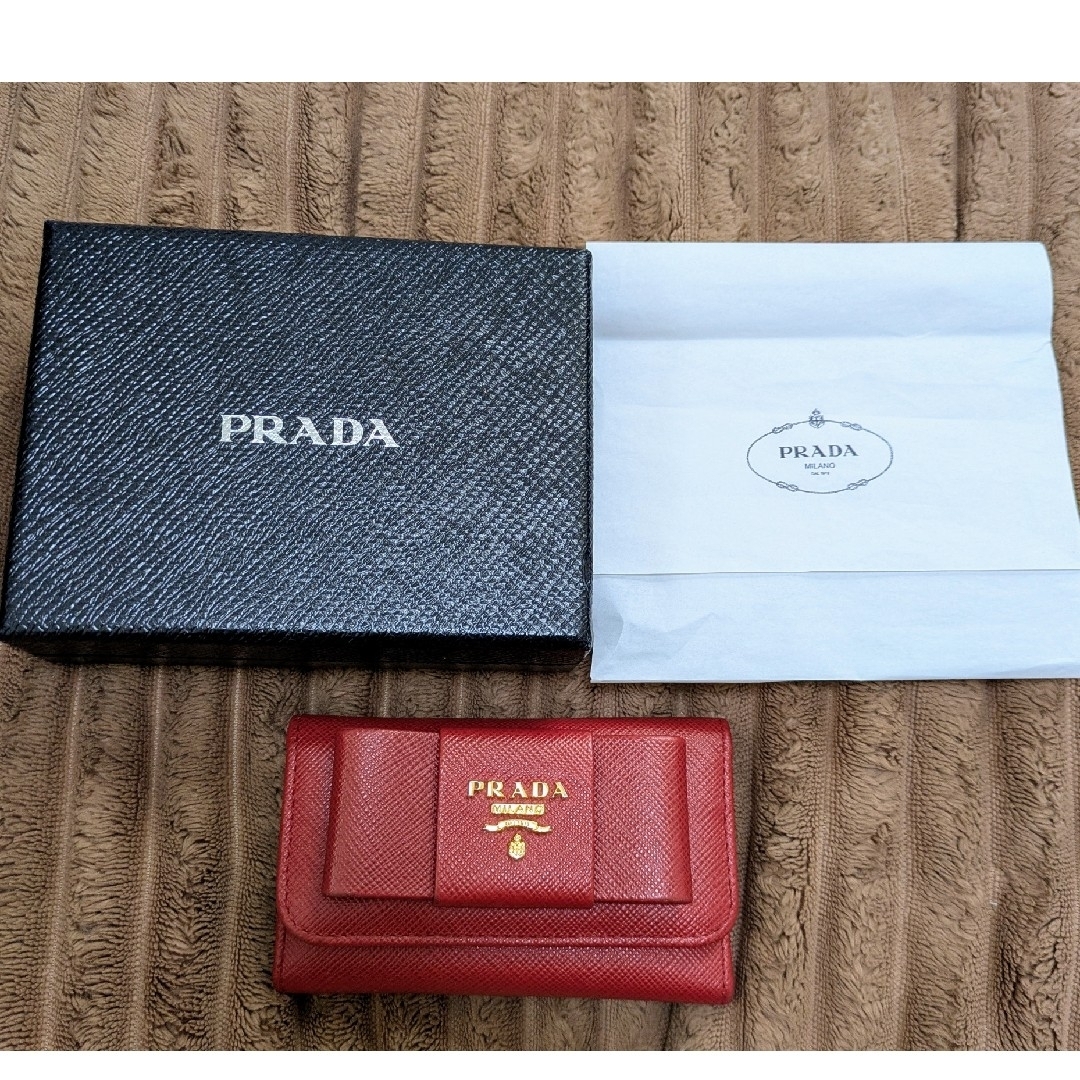 PRADA - プラダ リボン6連キーケースの通販 by まいまい's shop PRADA - プラダ リボン6連キーケースの通販 by まいまい's shop