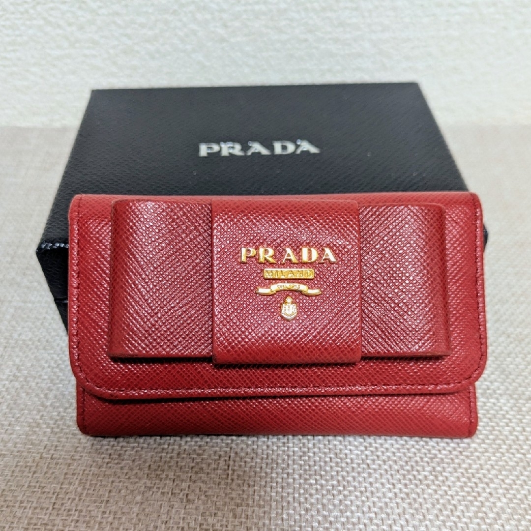 PRADA - プラダ リボン6連キーケースの通販 by まいまい's shop PRADA - プラダ リボン6連キーケースの通販 by まいまい's shop