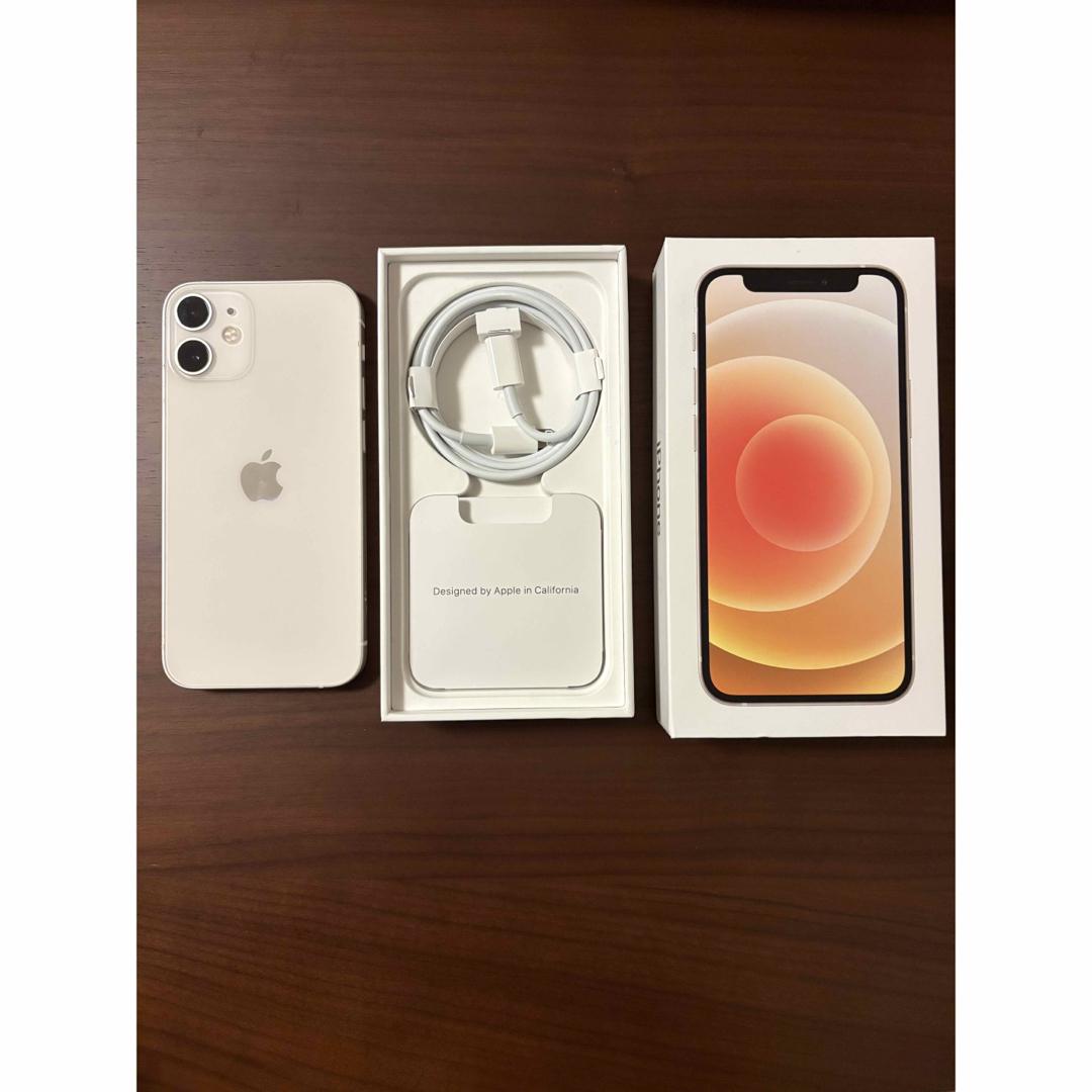 Apple - iPhone 12 mini本体128GB ホワイト SIMフリー Appleの Apple - iPhone 12 mini本体128GB ホワイト SIMフリー Appleの