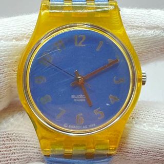 swatch - SWATCH スウォッチ TWENTY TWO(22) JEWELS 時計 中古の swatch - SWATCH スウォッチ TWENTY TWO(22) JEWELS 時計 中古の