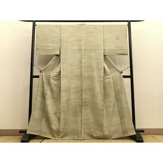平和屋着物■訪問着　花籠文　暈し染め　金彩　正絹　逸品　BAAR9877ui(着物)