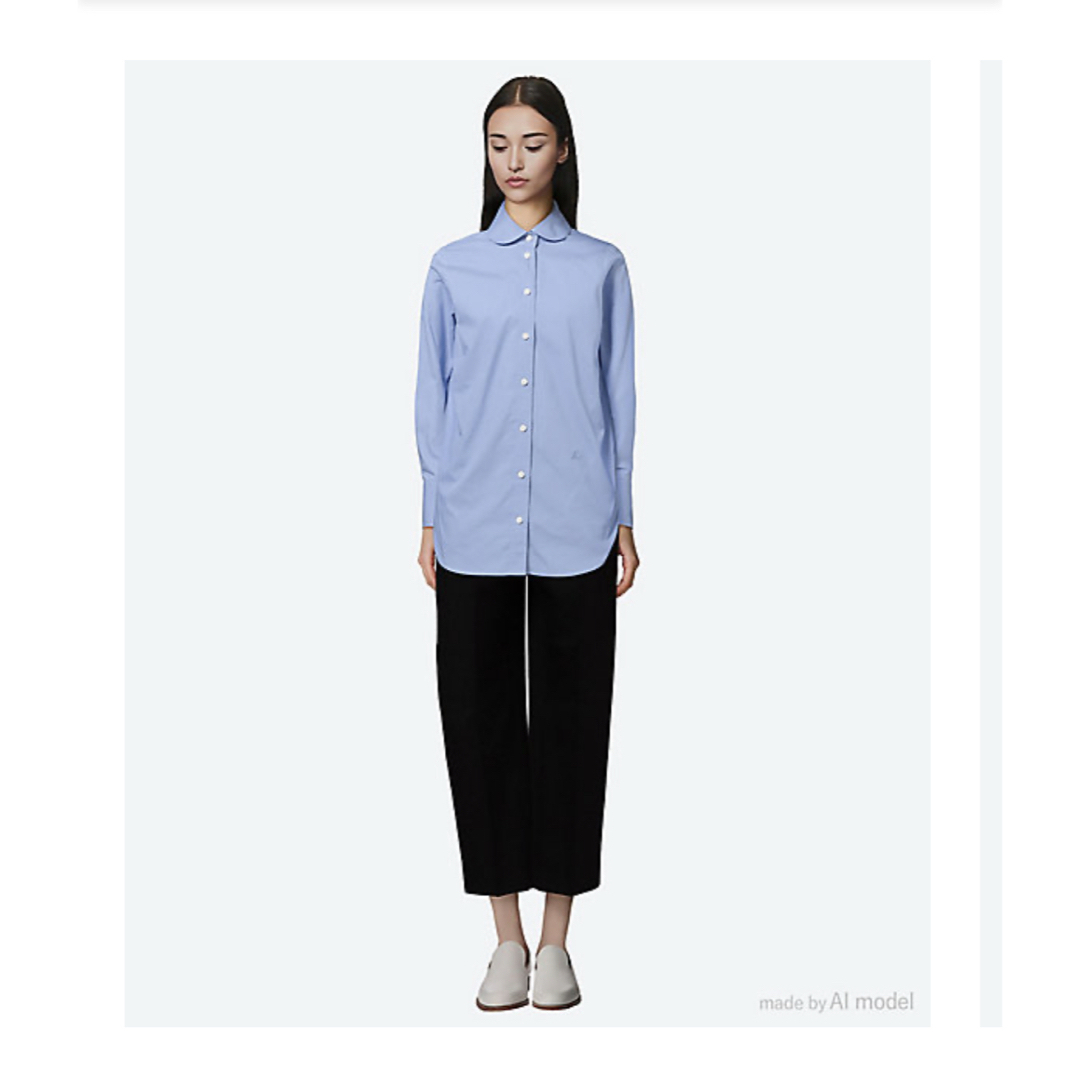 MADISONBLUE - 美品 MADISONBLUE ビッグラウンドカラーシャツ 白 MADISONBLUE - 美品 MADISONBLUE ビッグラウンドカラーシャツ 白