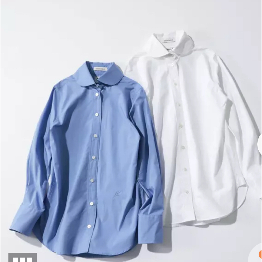 MADISONBLUE - 美品 MADISONBLUE ビッグラウンドカラーシャツ 白 MADISONBLUE - 美品 MADISONBLUE ビッグラウンドカラーシャツ 白
