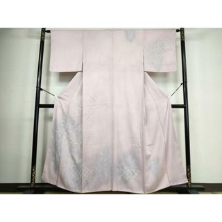 平和屋着物■訪問着　籬草葉文　暈し染め　金彩　正絹　逸品　DAAQ5585ya(着物)