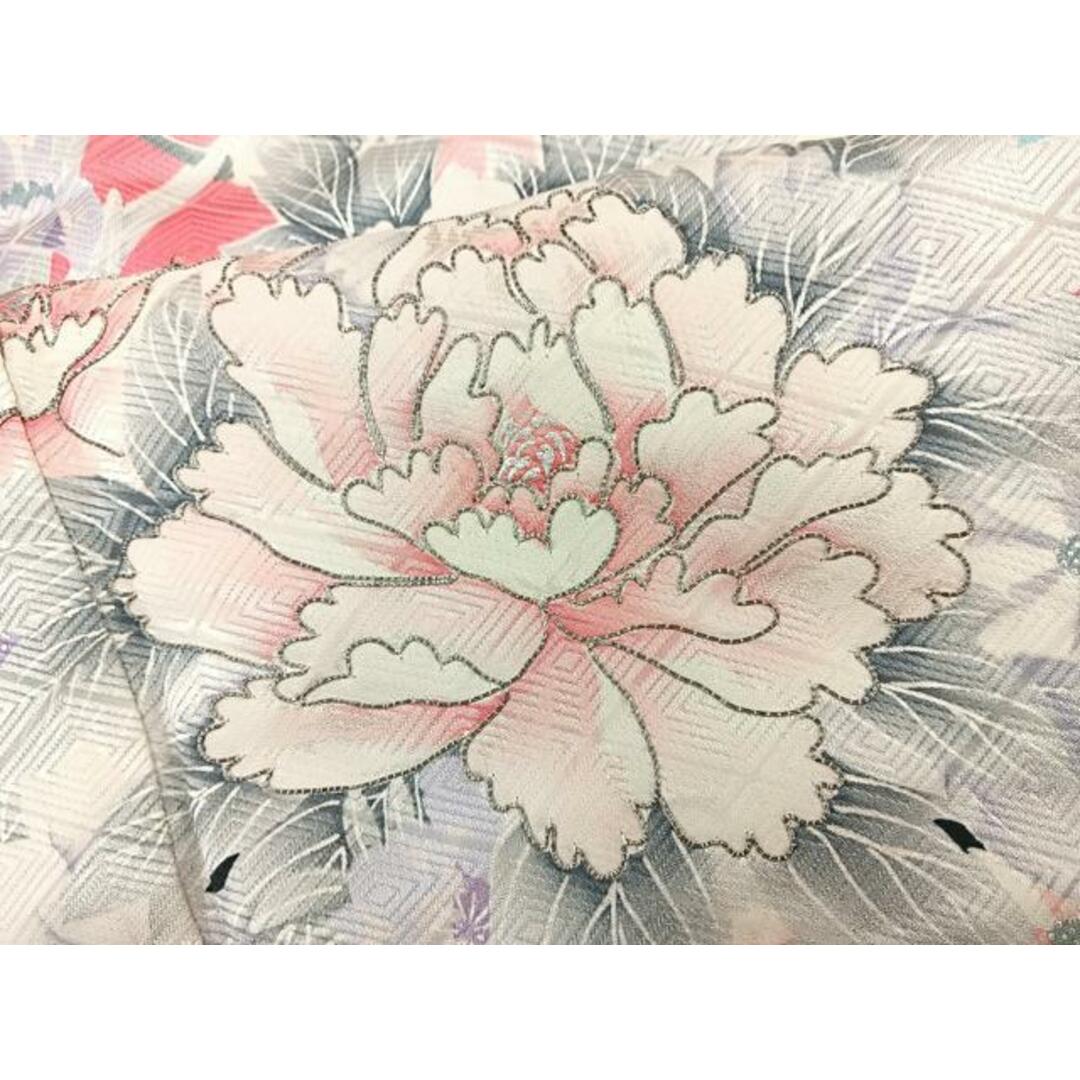 平和屋着物□豪華振袖 駒刺繍 花車文 暈し染め 銀彩 正絹 逸品 平和屋着物□豪華振袖 駒刺繍 花車文 暈し染め 銀彩 正絹 逸品