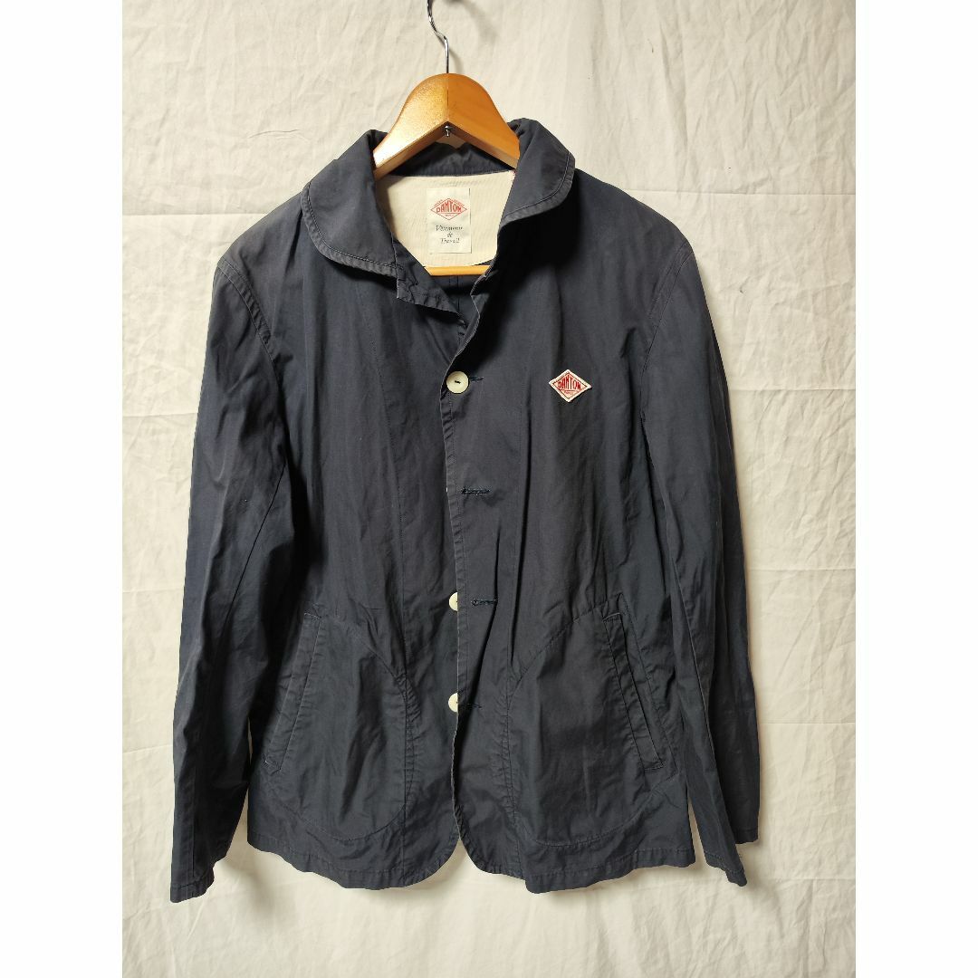 DANTON - DANTON カバーオールジャケット コットン ネイビー DANTON - DANTON カバーオールジャケット コットン ネイビー