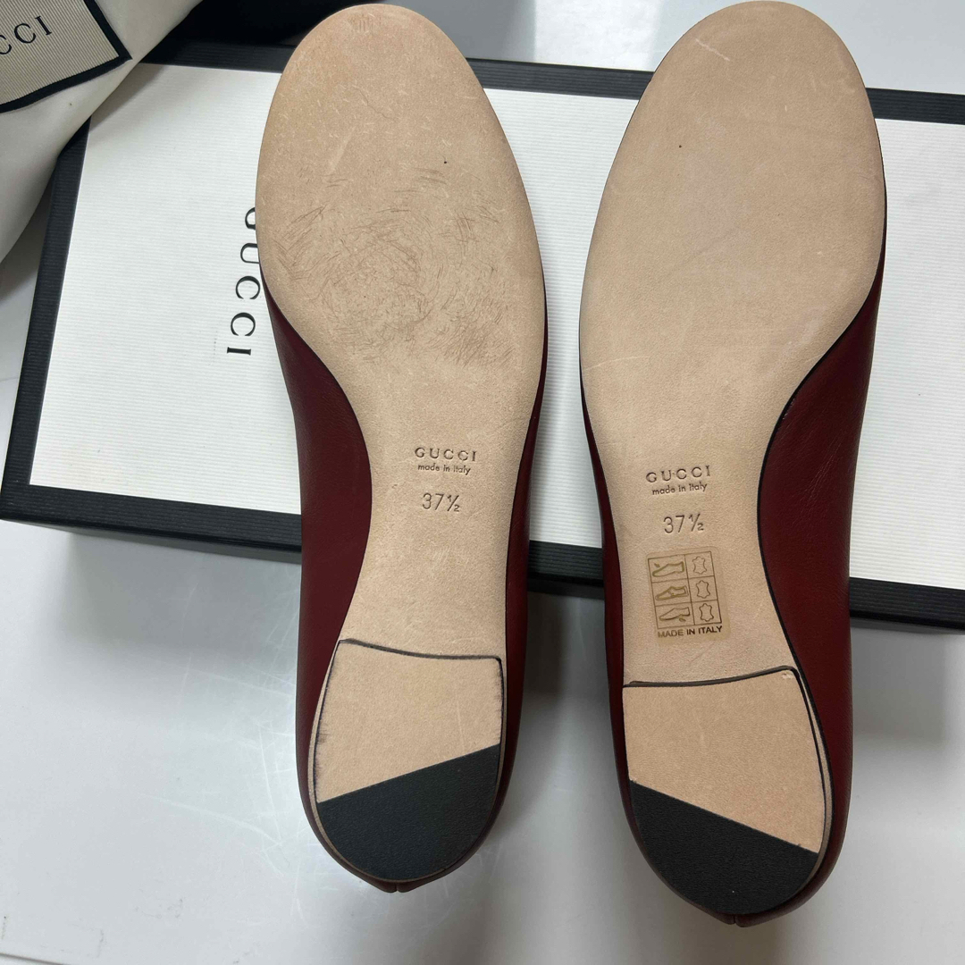 GUCCI - 【未使用】GUCCI グッチ バレエシューズ サイズ37 1/2 GUCCI - 【未使用】GUCCI グッチ バレエシューズ サイズ37 1/2