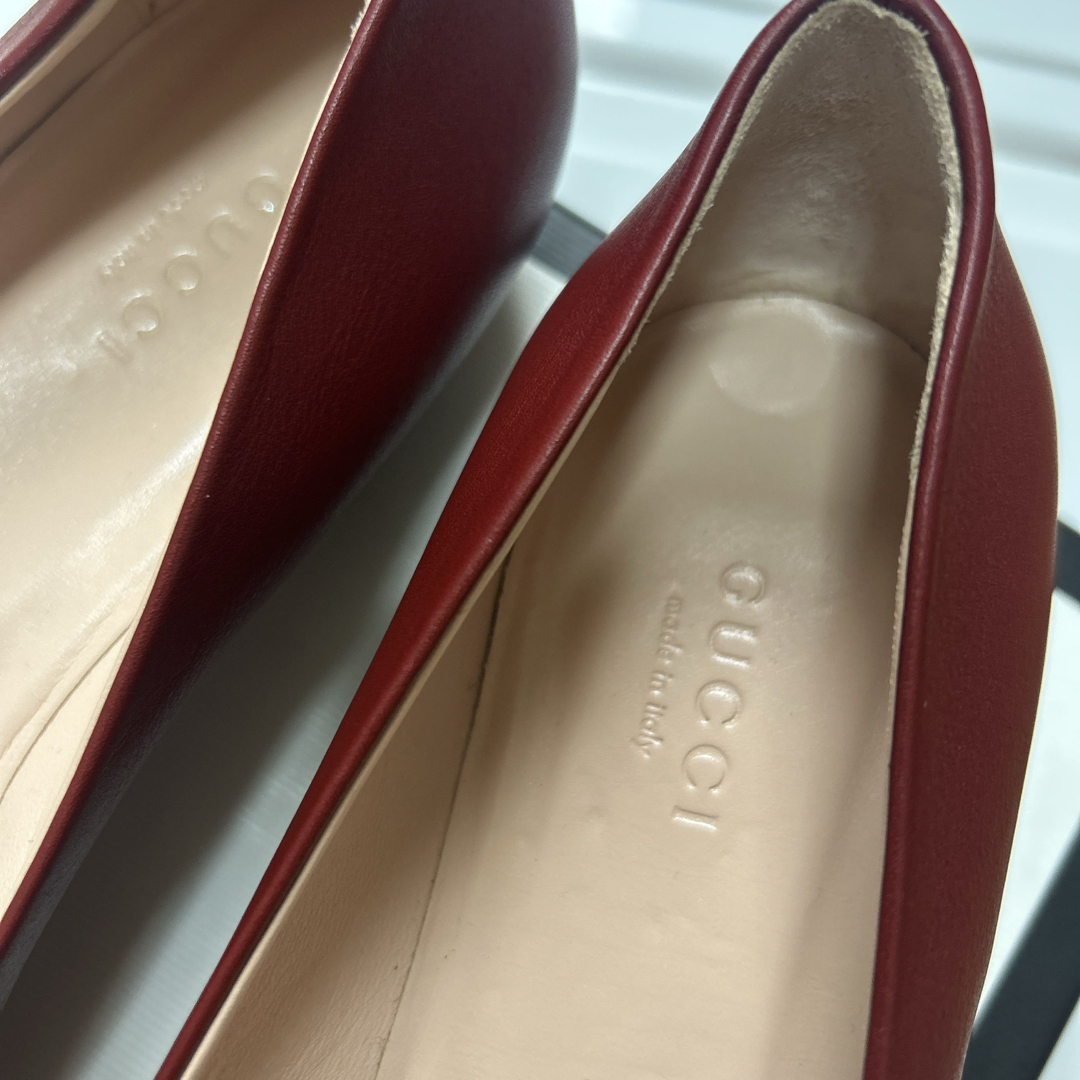 GUCCI - 【未使用】GUCCI グッチ バレエシューズ サイズ37 1/2 GUCCI - 【未使用】GUCCI グッチ バレエシューズ サイズ37 1/2