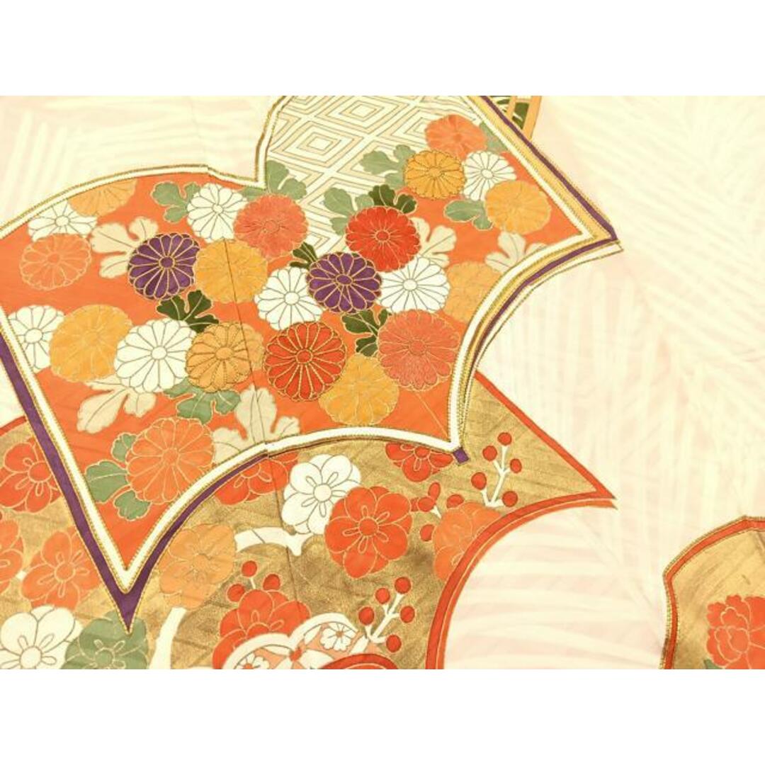 ふるさと納税 御所車花文 駒刺繍 平和屋着物□豪華振袖 金彩 ふるさと納税 御所車花文 駒刺繍 平和屋着物□豪華振袖 金彩
