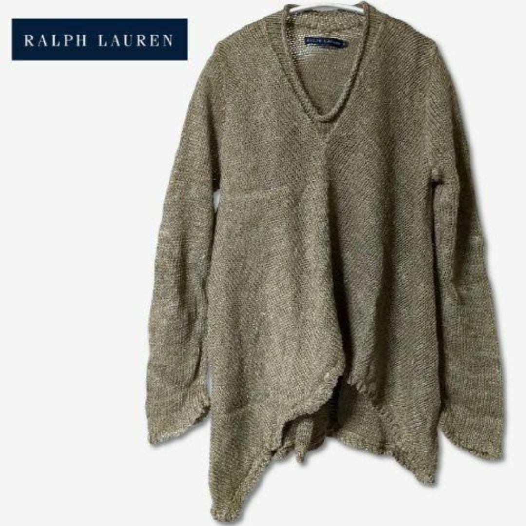 Ralph Lauren - ラルフローレン Mサイズ リネン100% Vネック Ralph Lauren - ラルフローレン Mサイズ リネン100% Vネック
