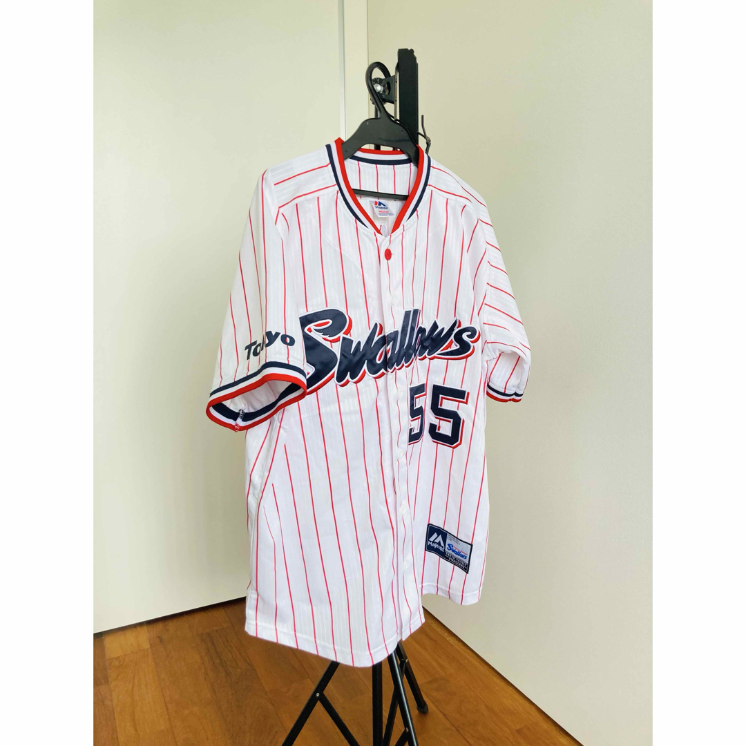 Majestic - ヤクルトスワローズ 村上宗隆 公式 ユニフォーム 55 Majestic - ヤクルトスワローズ 村上宗隆 公式 ユニフォーム 55