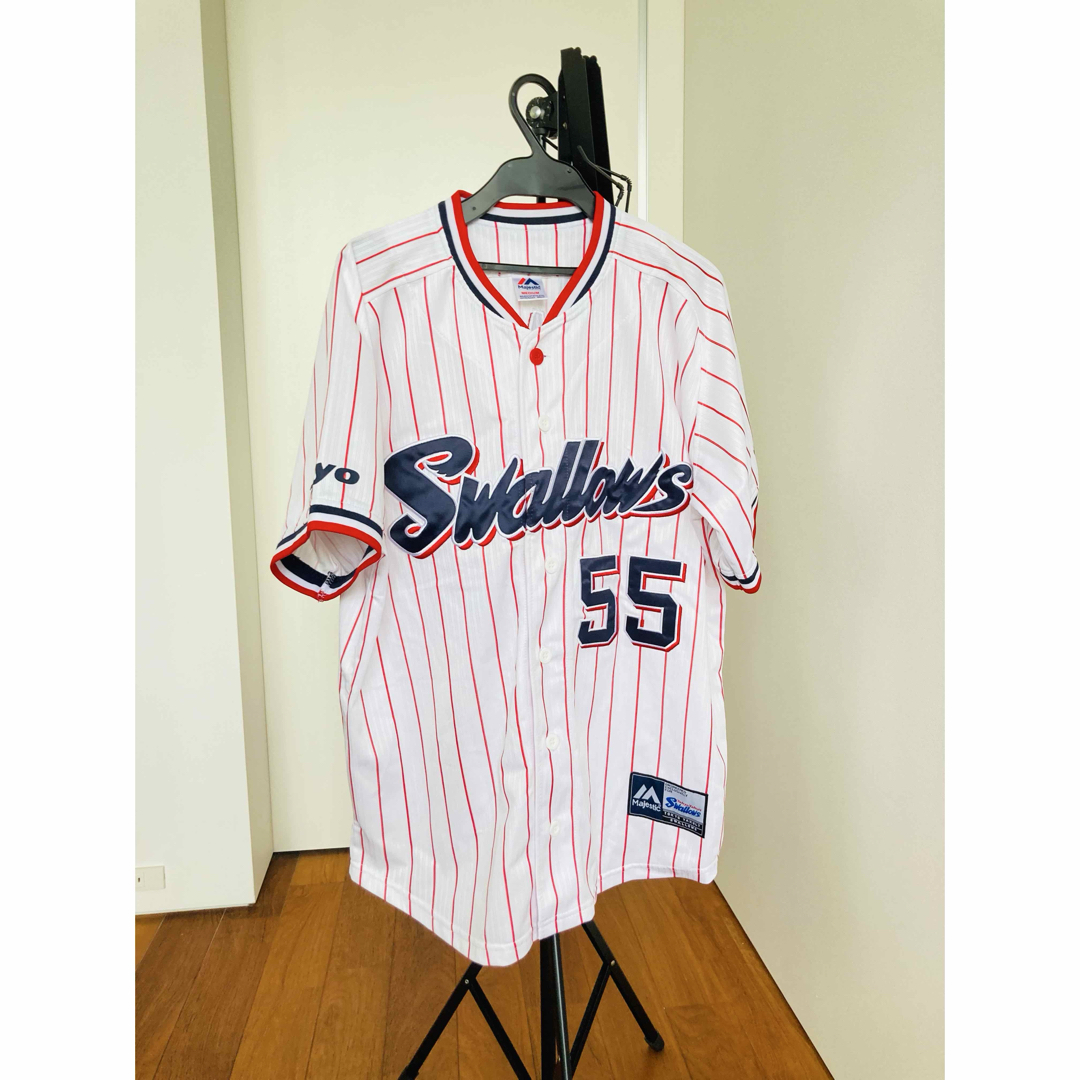 Majestic - ヤクルトスワローズ 村上宗隆 公式 ユニフォーム 55 Majestic - ヤクルトスワローズ 村上宗隆 公式 ユニフォーム 55
