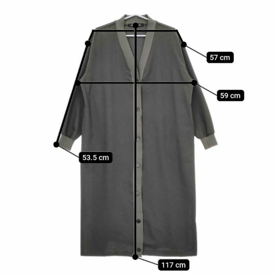 mizuiro-ind ポリエステル ロングカーディガン カーディガン mizuiro-ind ポリエステル ロングカーディガン カーディガン