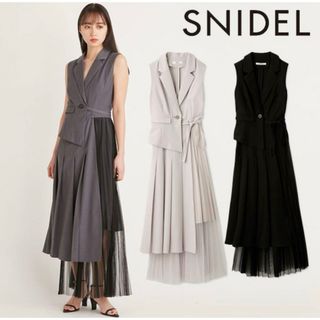 SNIDEL - スナイデル Sustainableリバーケープコート チェック SNIDEL - スナイデル Sustainableリバーケープコート チェック