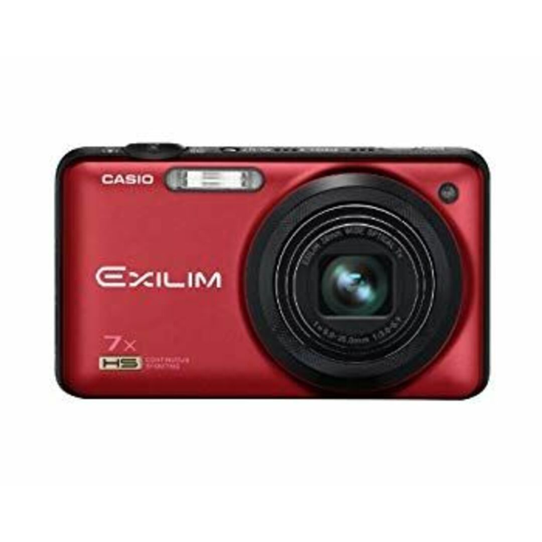 CASIO デジタルカメラ EXILIM EX-FC200S レッド EX-FC200SRD g6bh9ry スマホ/家電/カメラのカメラ(コンパクトデジタルカメラ)の商品写真