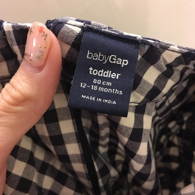 babyGAP(ベビーギャップ)のまなぁみ様専用  babygapギンガムチェックワンピース80 キッズ/ベビー/マタニティのベビー服(~85cm)(ワンピース)の商品写真