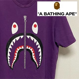 A BATHING APE(Tシャツ/カットソー(半袖/袖なし) ・ パープル A BATHING APE(Tシャツ/カットソー(半袖/袖なし) ・ パープル