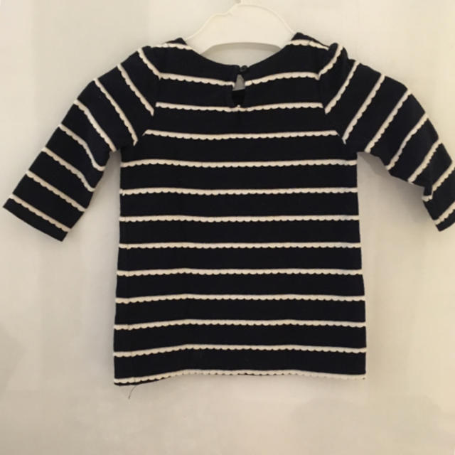 babyGAP(ベビーギャップ)のbabygapボーダーチュニック キッズ/ベビー/マタニティのベビー服(~85cm)(シャツ/カットソー)の商品写真