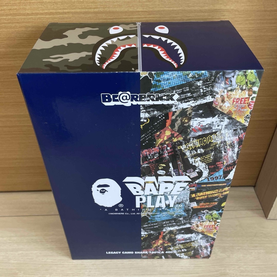 MEDICOM TOY - BE@RBRICK BAPE(R) LEGACY CAMO SHARK の通販 by MEDICOM TOY - BE@RBRICK BAPE(R) LEGACY CAMO SHARK の通販 by