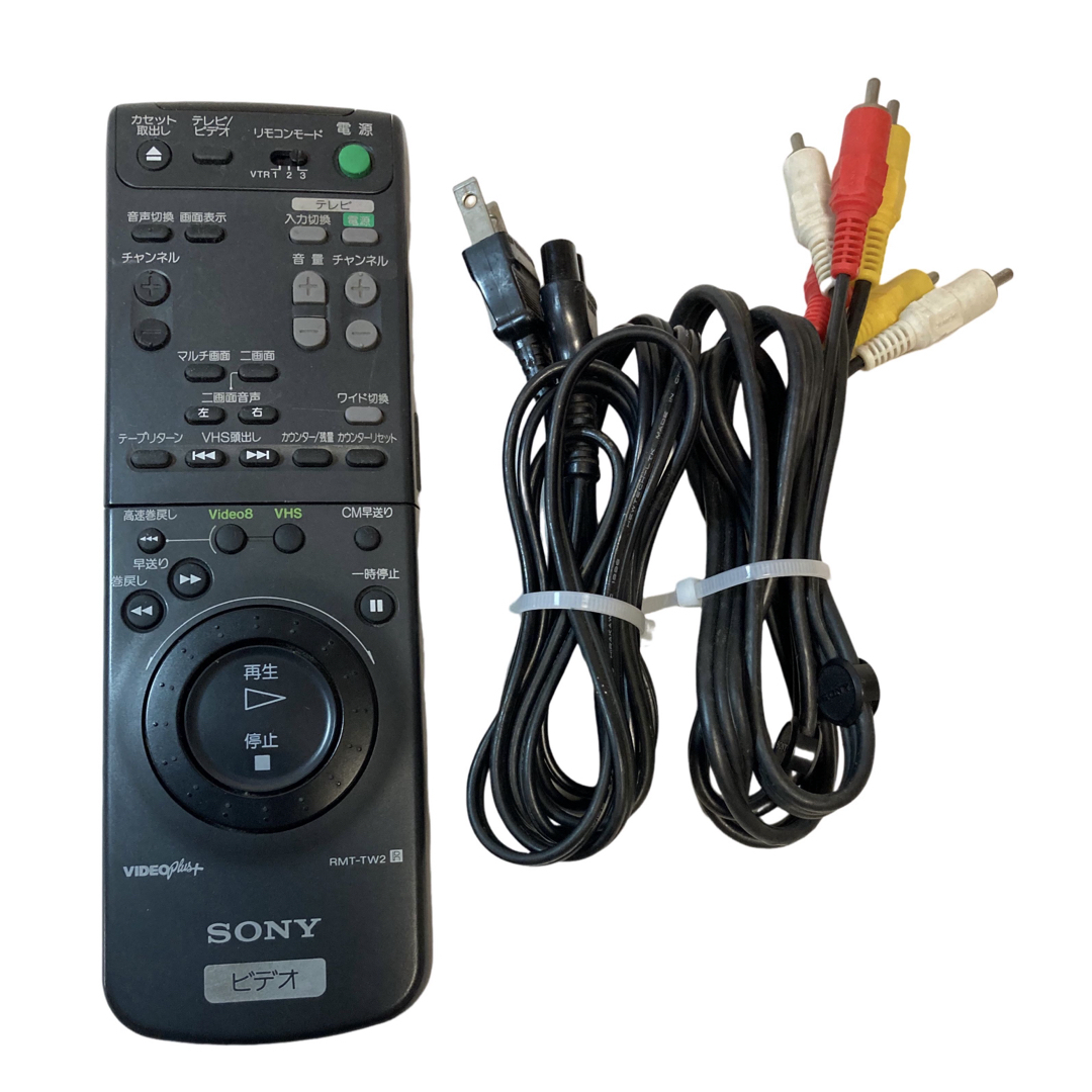 SONY - 【動作良好】Hi8 VHS ダブルデッキ 8mm ビデオデッキ WV SONY - 【動作良好】Hi8 VHS ダブルデッキ 8mm ビデオデッキ WV