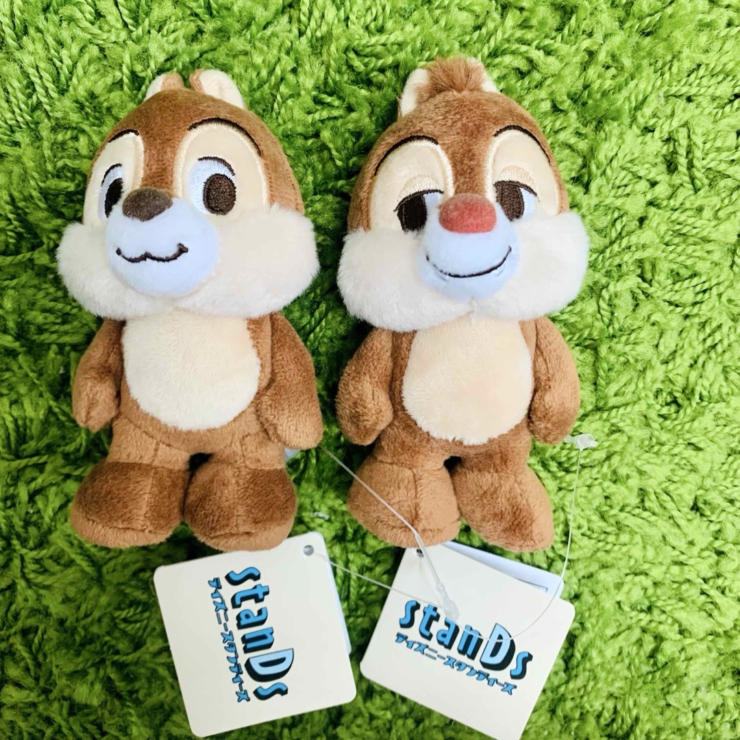チップ&デール - チップ デール ぬいぐるみ Disney stanDsの通販 チップ&デール - チップ デール ぬいぐるみ Disney stanDsの通販