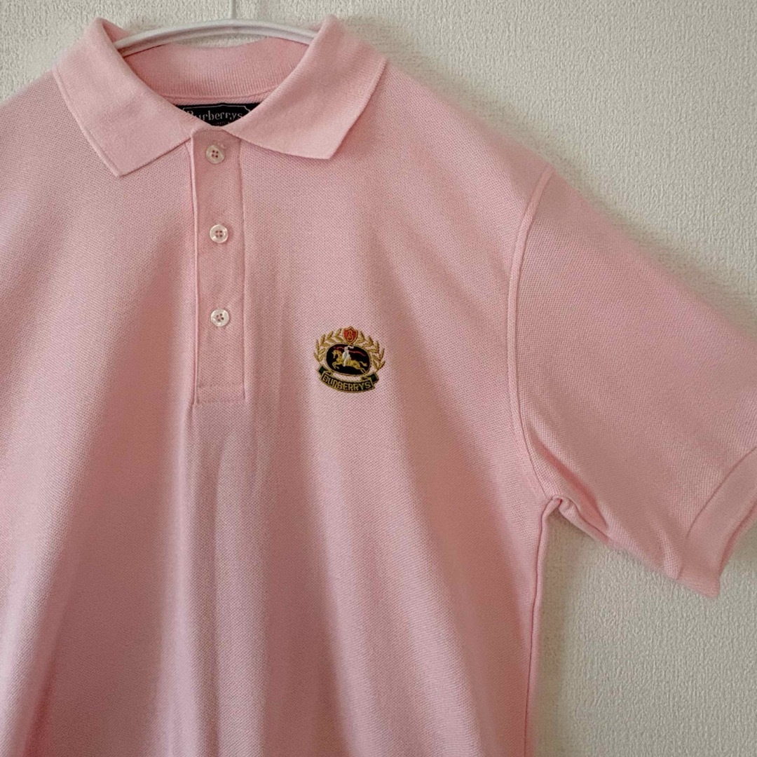 BURBERRY - バーバリー Burberrys ポロシャツ USA製 90s レア BURBERRY - バーバリー Burberrys ポロシャツ USA製 90s レア
