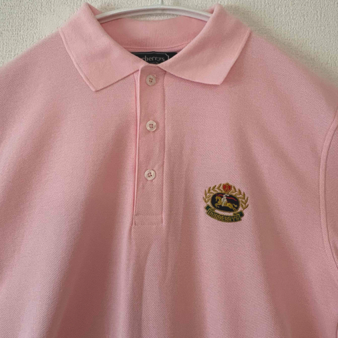 BURBERRY - バーバリー Burberrys ポロシャツ USA製 90s レア BURBERRY - バーバリー Burberrys ポロシャツ USA製 90s レア