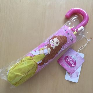 ディズニー(Disney)の新品  美女と野獣  ベル  折りたたみ傘(傘)