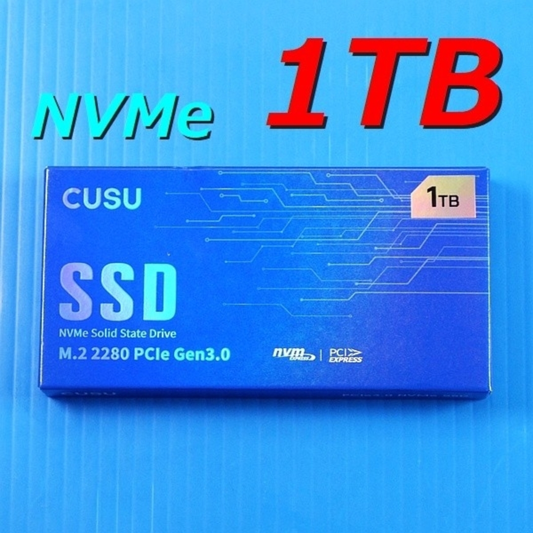 【SSD 1TB】CUSU CV3500Q PCIe3.0 NVMe M.2 スマホ/家電/カメラのPC/タブレット(PCパーツ)の商品写真