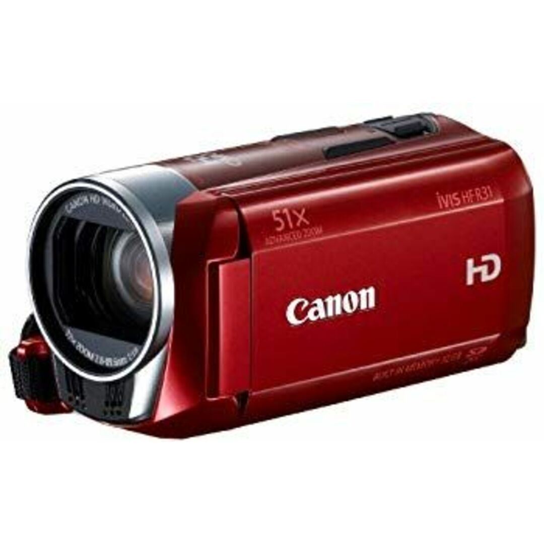 Canon デジタルビデオカメラ iVIS HF R31 レッド 光学32倍ズーム Canon デジタルビデオカメラ iVIS HF R31 レッド 光学32倍ズーム